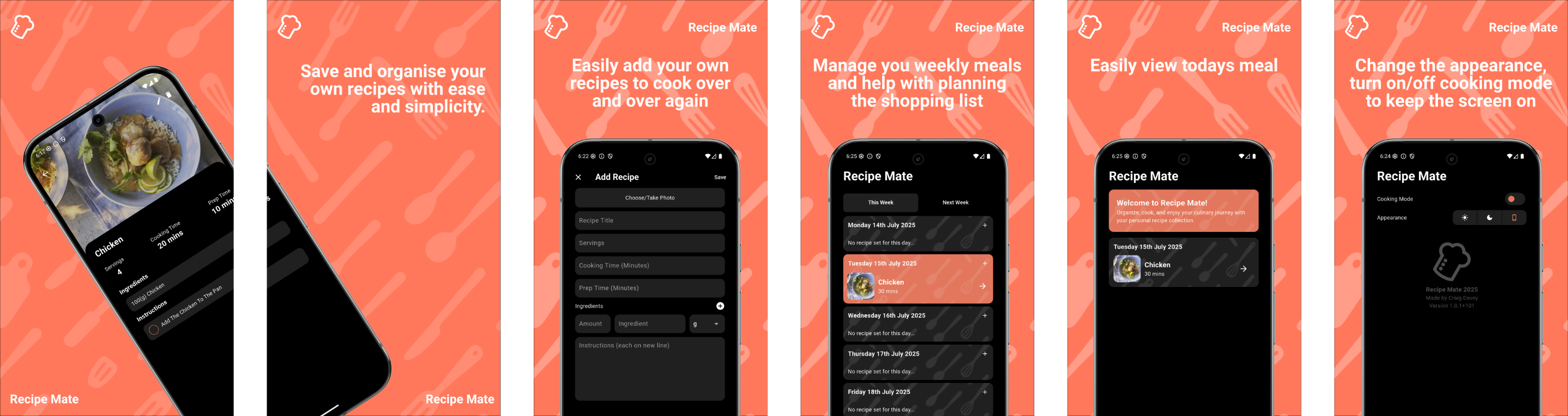 Recipe Mate Screenshots
